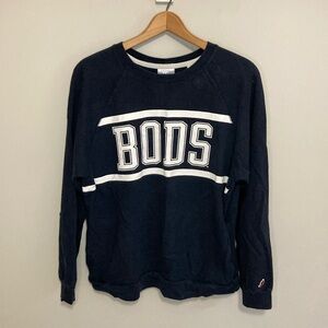 Washburn University Bods Sweatshirt, women’s size large, navy blue and white